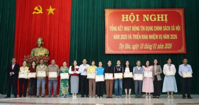 Tây Hoà: Hội nghị tổng kết hoạt động tín dụng chính sách xã hội năm 2025