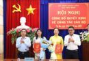 Xã Tây Hoà công bố quyết định về công tác cán bộ