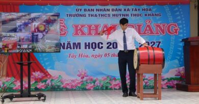 Các cấp học trên địa bàn xã Tây Hòa khai giảng năm học mới